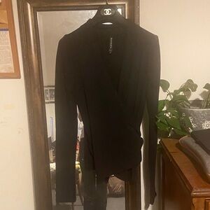 Athleta Black wrap Top. Size extra small.